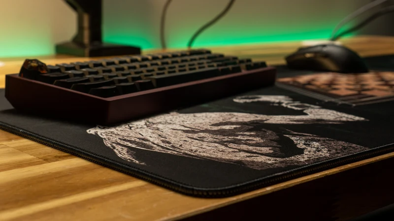 "Chessboxing Champ" — MovingwithMat Deskmat