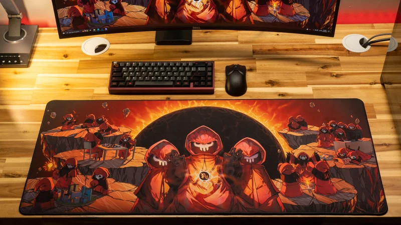 "Revelation by Dawn" — Pravus Deskmat