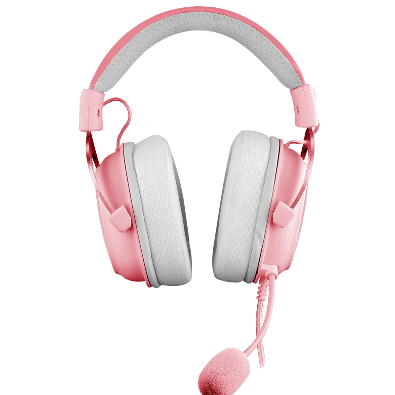 H510 ZEUS-X Cute Gaming Headphone with Mic (Pink Color)
