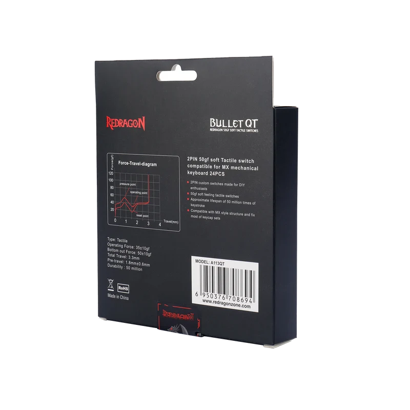 Bullet-QT A113 Mechanical Switch (24 pcs Switches)