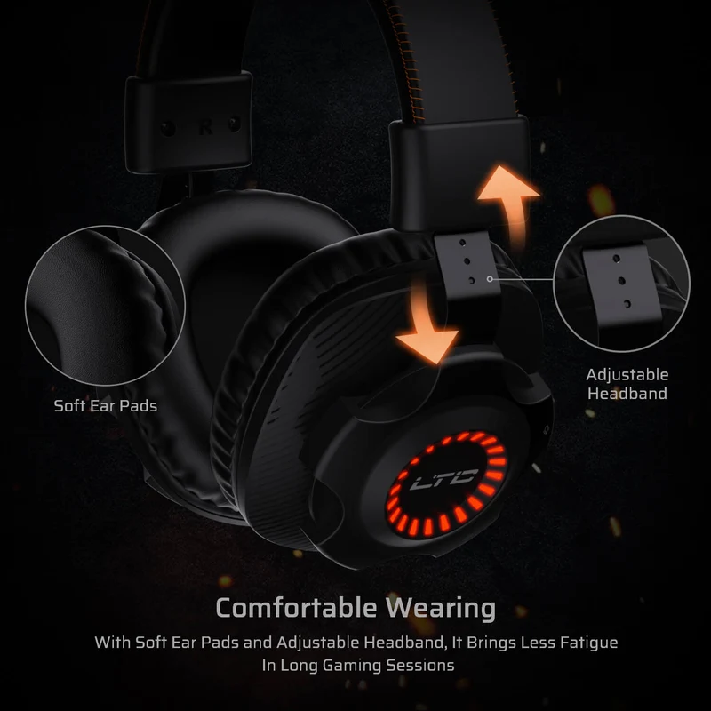 Redragon x LTC SoundSlave 2.4G Wireless/Wired Gaming Headset