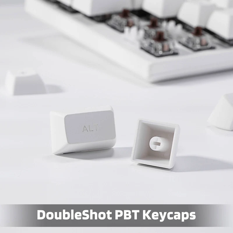 (Only Keycaps) Redragon X LTC Double Shot PBT 146 Keycaps Set with Keycap Puller & Storage Tray