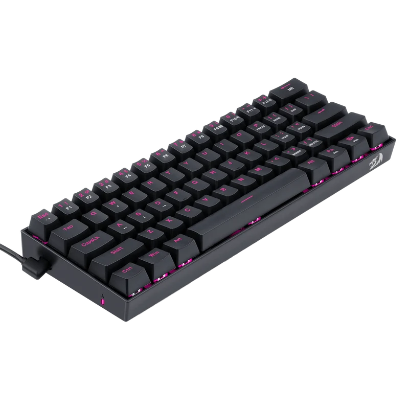 Redragon K630 60% Keyboard Pink LED Backlit