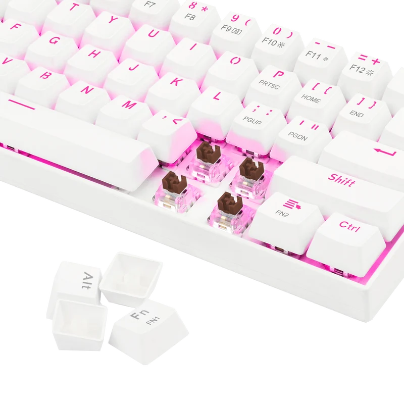 Redragon K630 White 60% Keyboard
