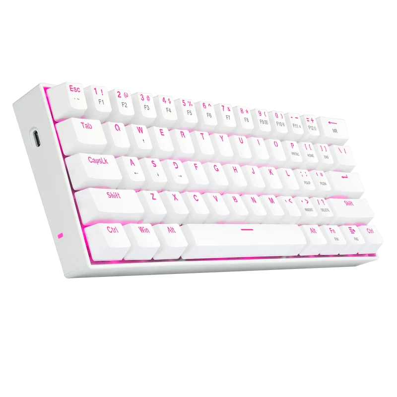 Redragon K630 White 60% Keyboard