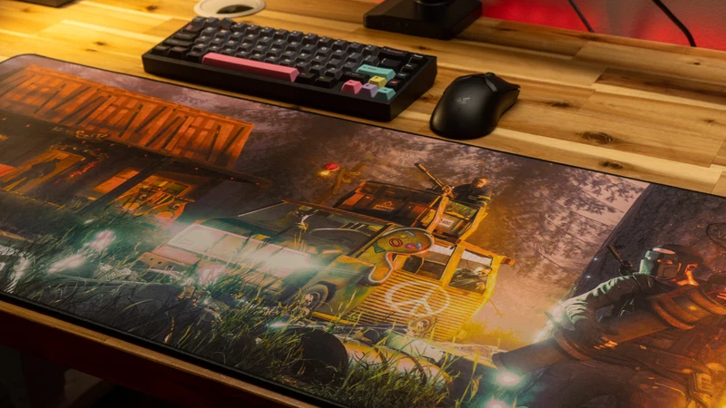 "Trust Issues Guaranteed" — Rust Deskmat