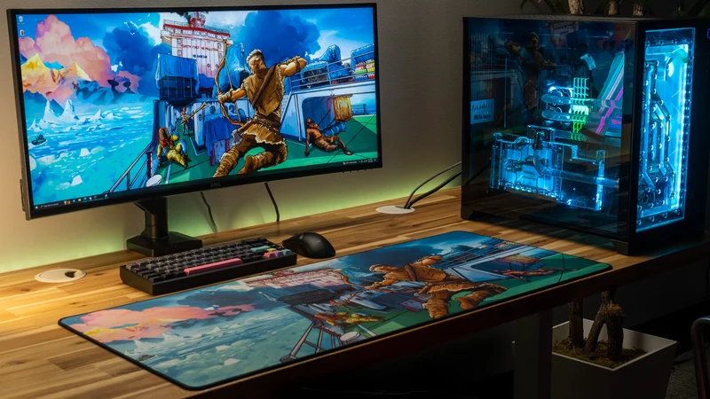 "Posty vs Cargo" — Rust Deskmat