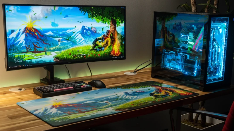 "Peace Within" — Rust Deskmat