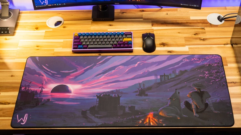 "Dopamine Dreams" — Rust Deskmat