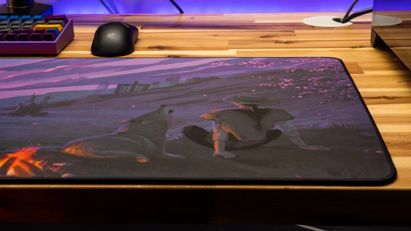 "Dopamine Dreams" — Rust Deskmat