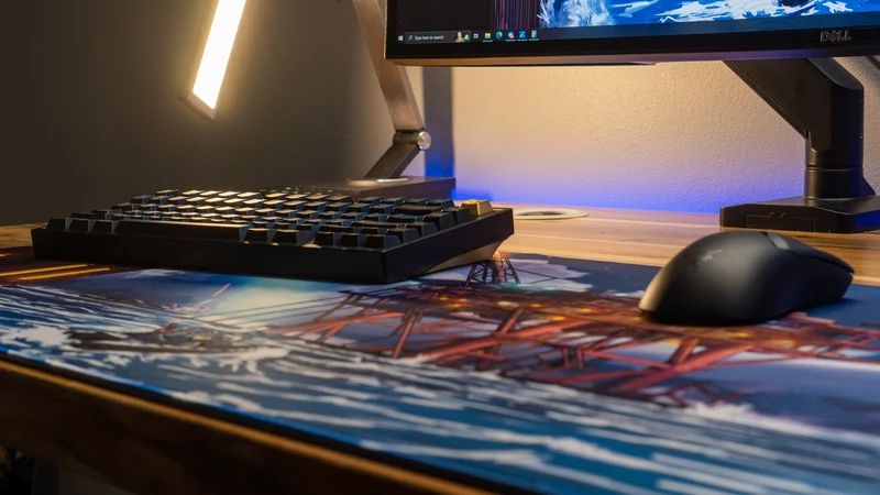 "Night Rig" — Falcon Deskmat