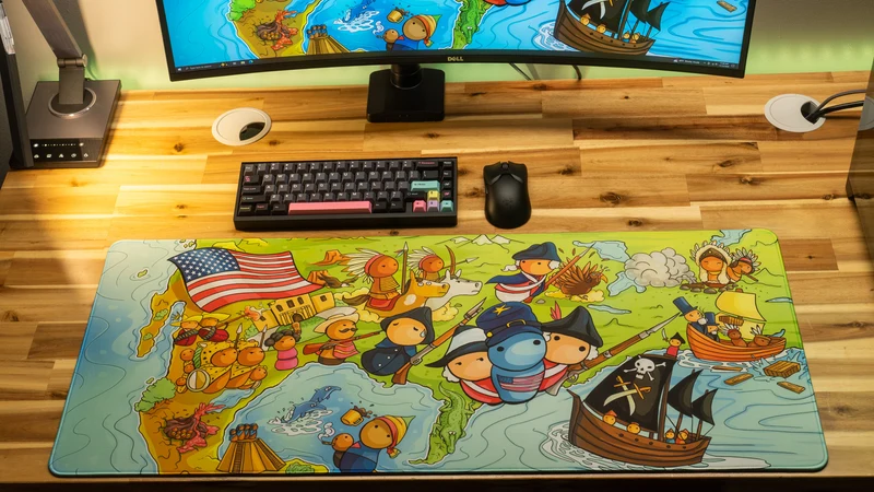 "A New World" — AlternateHistoryHub Deskmat