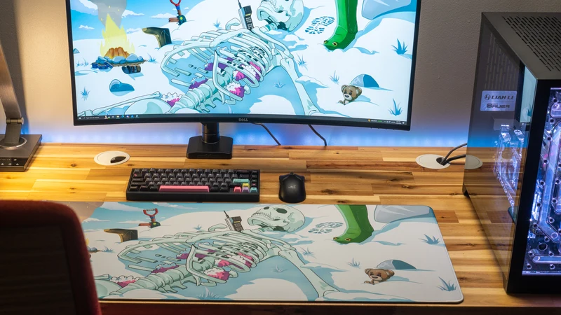 "Chilled Bones" — Rust Deskmat