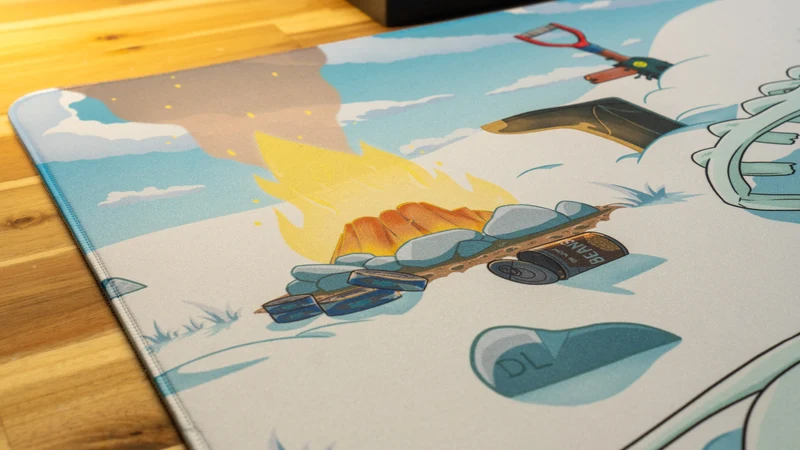 "Chilled Bones" — Rust Deskmat