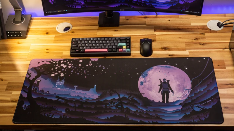 "Cherry Blossom" — Rust Deskmat
