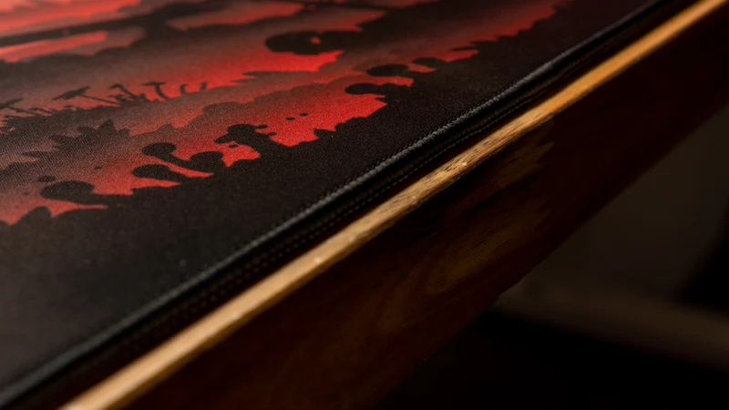 "Blood Moon" — Rust Deskmat
