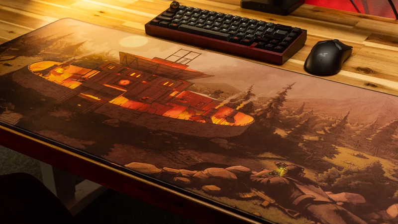 "Nightfall" — Rust Deskmat