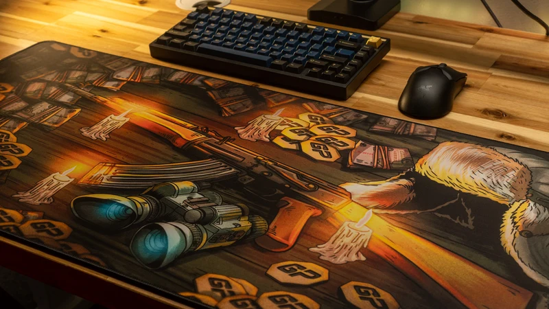 "Scav Hideout" — SwampFoxTV Deskmat