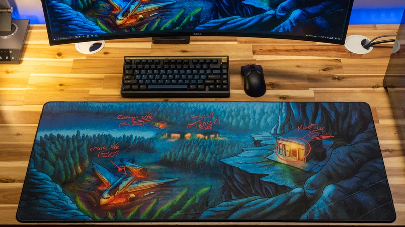 "Gary's Map" — SwampFoxTV Deskmat