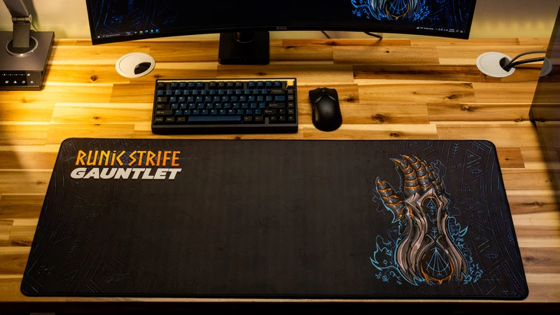 "Runic Strife Gauntlet" — Zizaran Deskmat