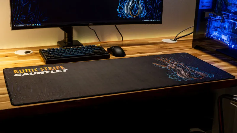 "Runic Strife Gauntlet" — Zizaran Deskmat