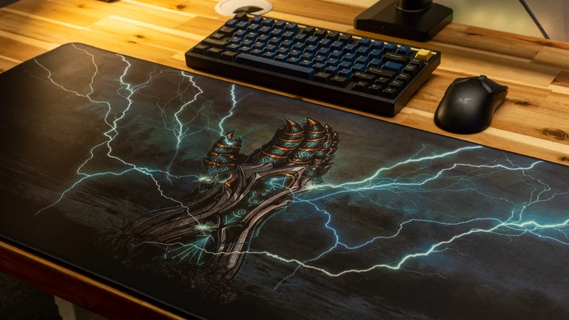 "Into the Mist" — Zizaran Deskmat