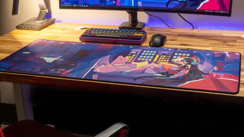 "Beo's Cozy Bedroom Retreat" — Beowulf Deskmat