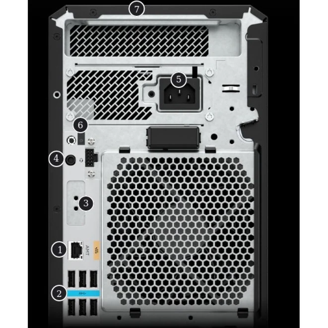 Station de travail HP Z4 G5 - 1 x Intel Xeon w5-2455X - Technologie vPro - 32 Go - SSD 512 Go - Tour - Noir 7X9D0UT#ABA