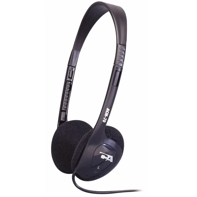 Casque stéréo léger pour PC/audio Cyber ​​Acoustics ACM-70b ACM-70B