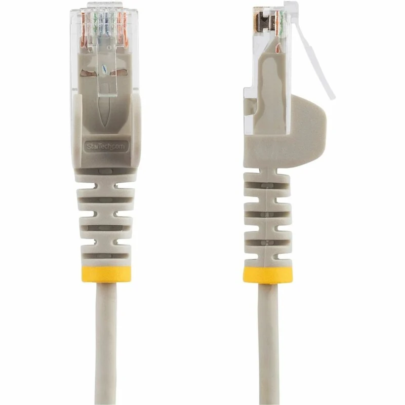 Câble Ethernet CAT50 fin gris StarTech.com de 6 m, RJ45 fin sans accroc, UTP, LSZH, cuivre nu 28 AWG, cordon de raccordement réseau fin, testé Fluke N6PAT50GRS