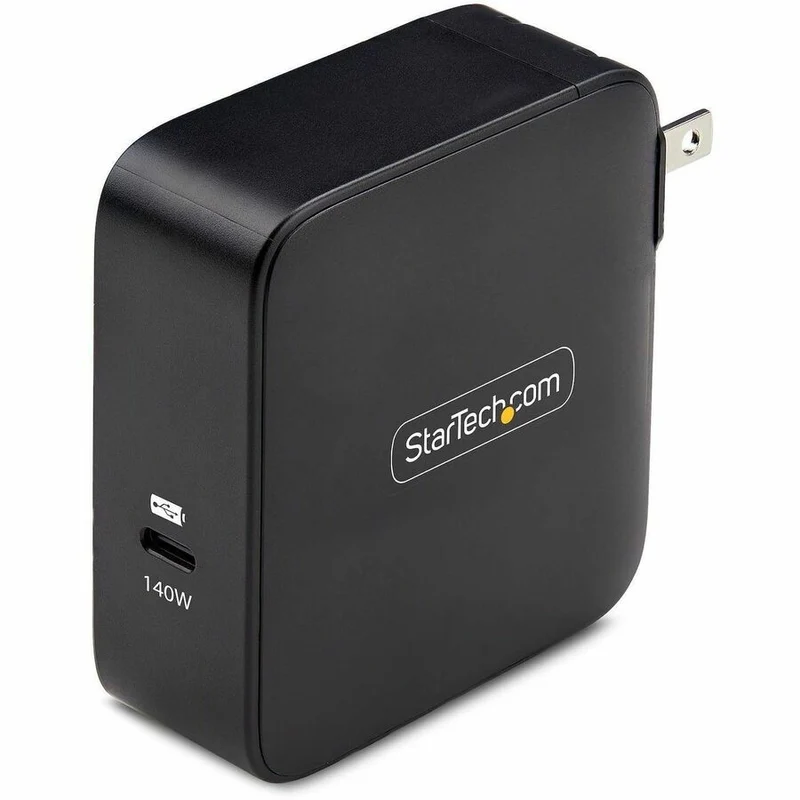 Chargeur mural USB-C 140 W StarTech.com, certifié USB-IF, adaptateur secteur de charge portable GaN PD 3.1, câble USB-C vers USB-C de 6 m 1.8GCN-WALL-CHARGER