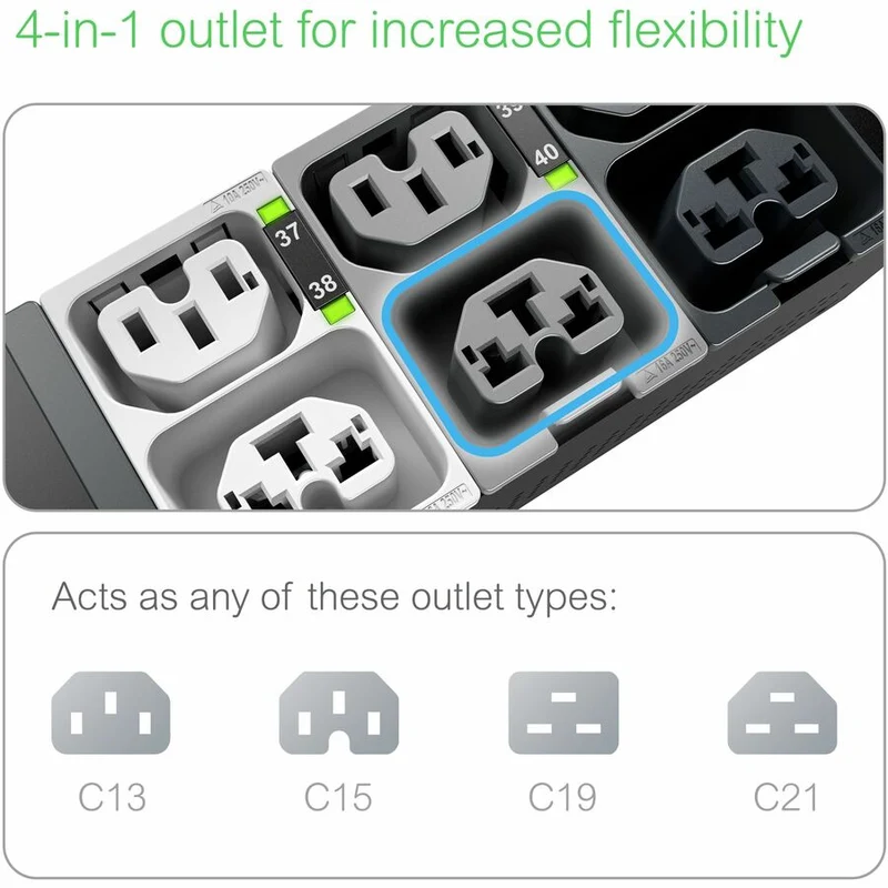 APC by Schneider Electric NetShelter PDU 42 prises APDU10450SW