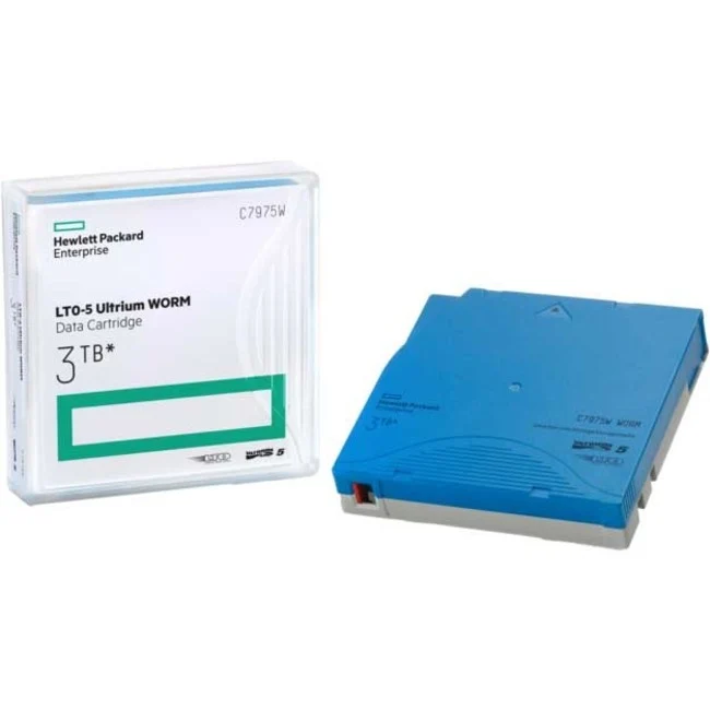 Cartouche de données HPE LTO Ultrium 5 avec étiquetage de codes-barres personnalisé C7975AL