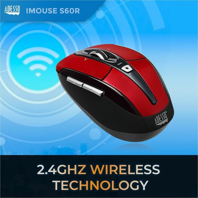 Adesso iMouse S60R - Souris nano programmable sans fil 2.4 GHz IMOUSES60R