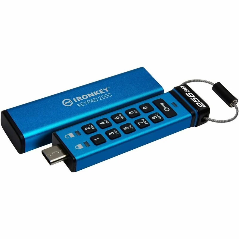 Clé USB 200 (Gen 256) Type C IronKey Keypad 3.2 1 Go IKKP200C/256 Go