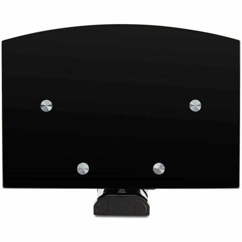 StarTech.com Étagères AV murales flottantes doubles, étagère réglable en hauteur pour équipement audiovisuel sous téléviseur, étagères en verre trempé noir 2B-WALL-MOUNT-SHELF