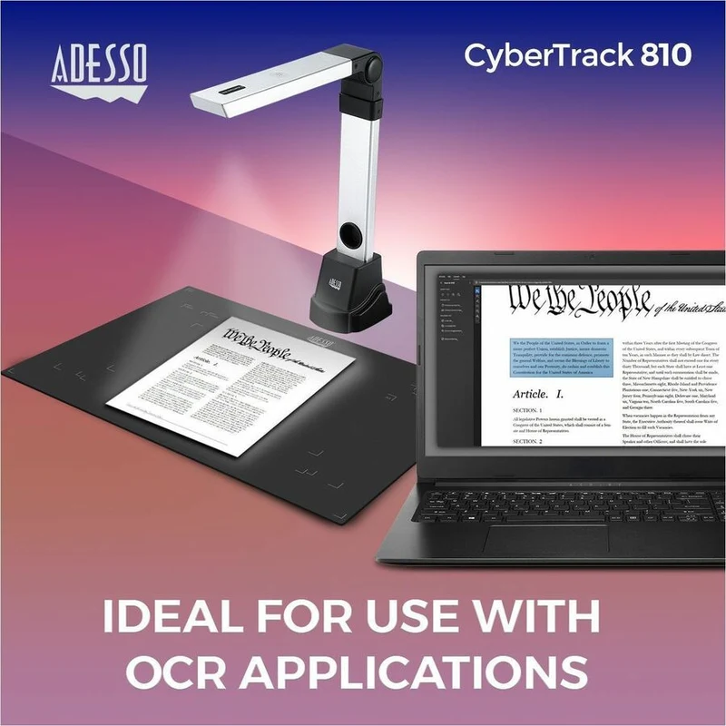 Caméra de documents Adesso Cybertrack 810 CYBERTRACK 810