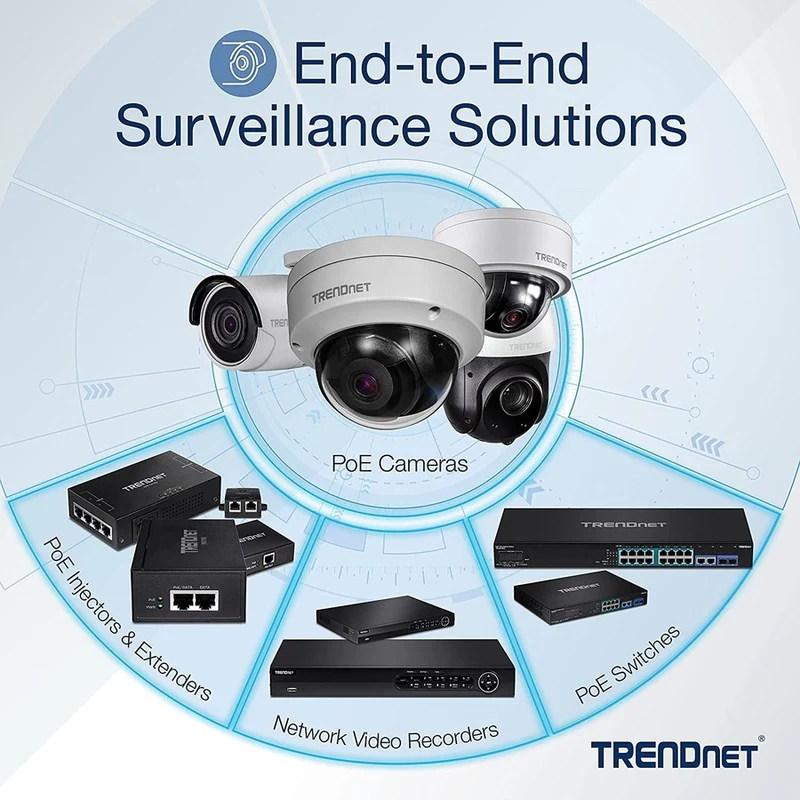 TRENDnet Kit de pont point à point préconfiguré 14 DBI WiFi AC867 PoE extérieur ; 4 antennes directionnelles DBI ; pour applications de pont WiFi point à point ; 5 GHz ; AC867 ; TEW-840APBO2K TEW-840APBO2K