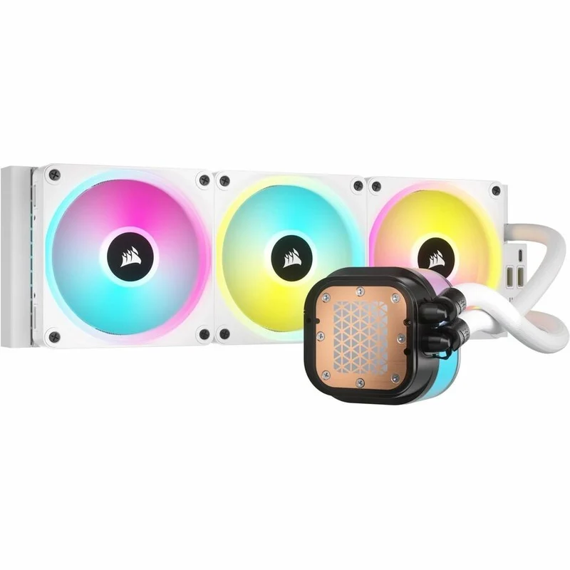 Refroidisseur liquide pour processeur Corsair iCUE LINK H150i RGB AIO - Blanc CW-9061006-WW