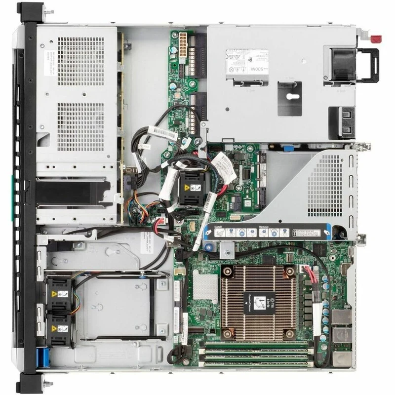 Serveur rack 20U HPE ProLiant DL11 G1 - 1 x Intel Xeon E-2436 2.90 GHz - 32 Go de RAM - 1.92 To SSD - (2 x 960 Go) Configuration SSD - Serial ATA, contrôleur SAS 12 Gb/s P71682-005