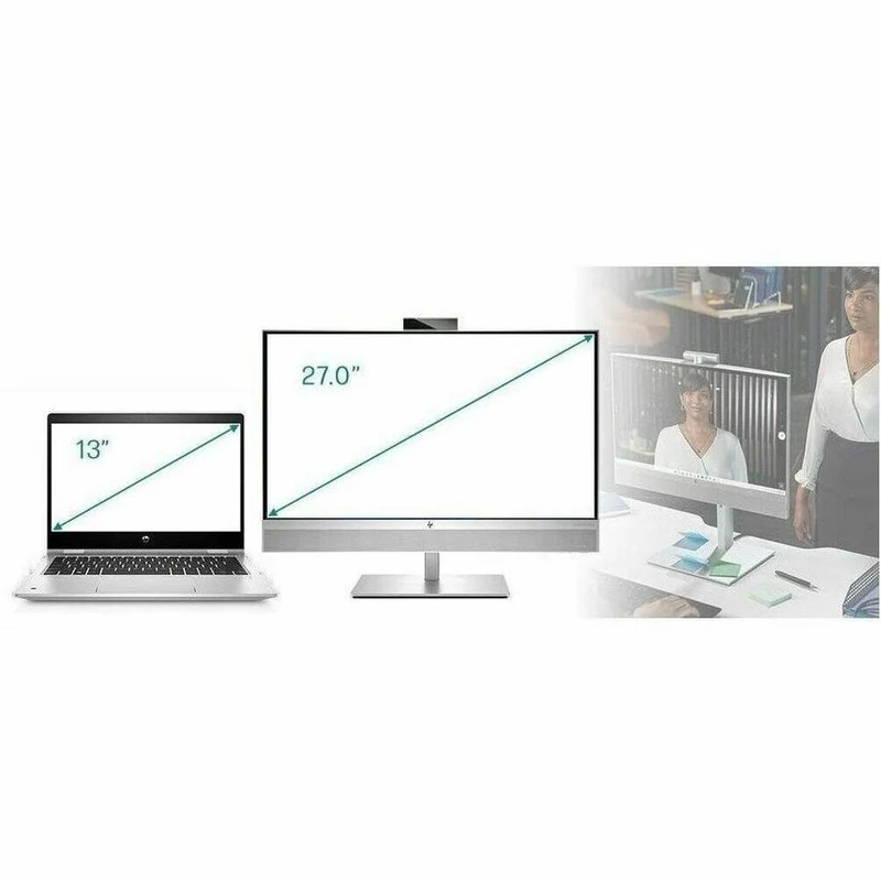 Ordinateur tout-en-un HP EliteOne 870 G9 - Intel Core i5 14e génération i5-14500 - Technologie vPro - 8 Go - SSD 256 Go - Écran tactile QHD 27" - Bureau A94FHUT#ABA