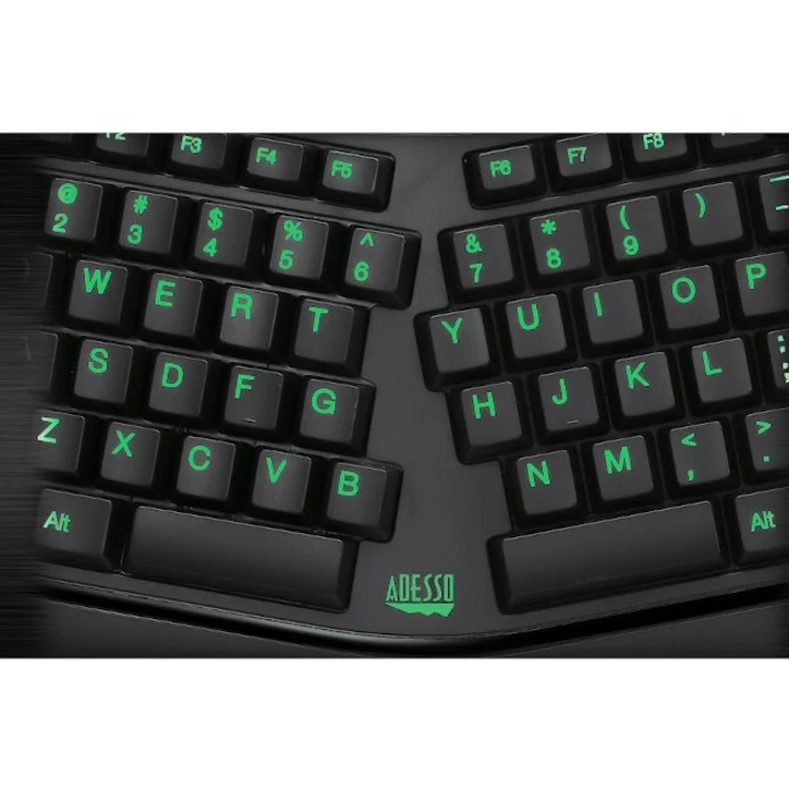 Clavier ergonomique rétroéclairé couleur Adesso AKB-150EB-FR AKB-150EB-FR