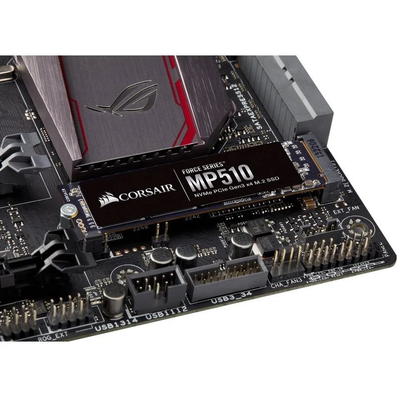 Disque SSD Corsair Force MP510 480 Go - M.2 2280 interne - PCI Express NVMe (PCI Express NVMe 3.1 x4) CSSD-F480GBMP510