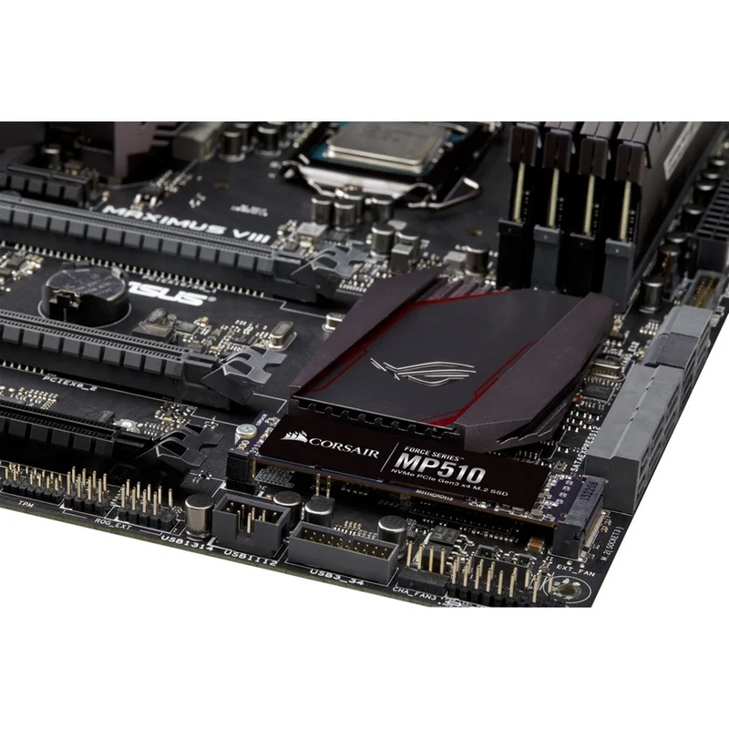 Disque SSD Corsair Force MP510 480 Go - M.2 2280 interne - PCI Express NVMe (PCI Express NVMe 3.1 x4) CSSD-F480GBMP510