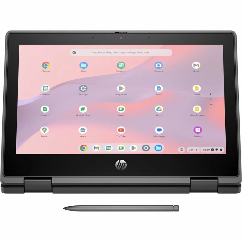 Chromebook convertible 360 en 5 robuste à écran tactile HP Fortis x11.6 G2 1" - HD - Intel N-Series N100 - 4 Go - Mémoire flash 32 Go - Clavier bilingue 9V5G3UT#ABL