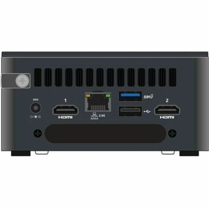 Système barebone Intel NUC 13 Pro NUC13ANKi3 - Socket BGA-1744 - Prise en charge 1 x processeur - Intel Core i3 13e génération i3-1315U Hexa-core (6 cœurs) RNUC13ANKI3000U