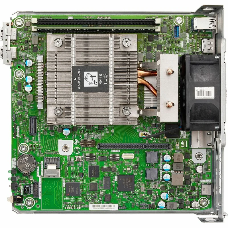 Serveur HPE ProLiant MicroServer Gen10 Plus v2 Ultra Micro Tower - 1 x Intel Xeon E-2314 2.80 GHz - 16 Go RAM - Contrôleur Serial ATA/600 P69101-005