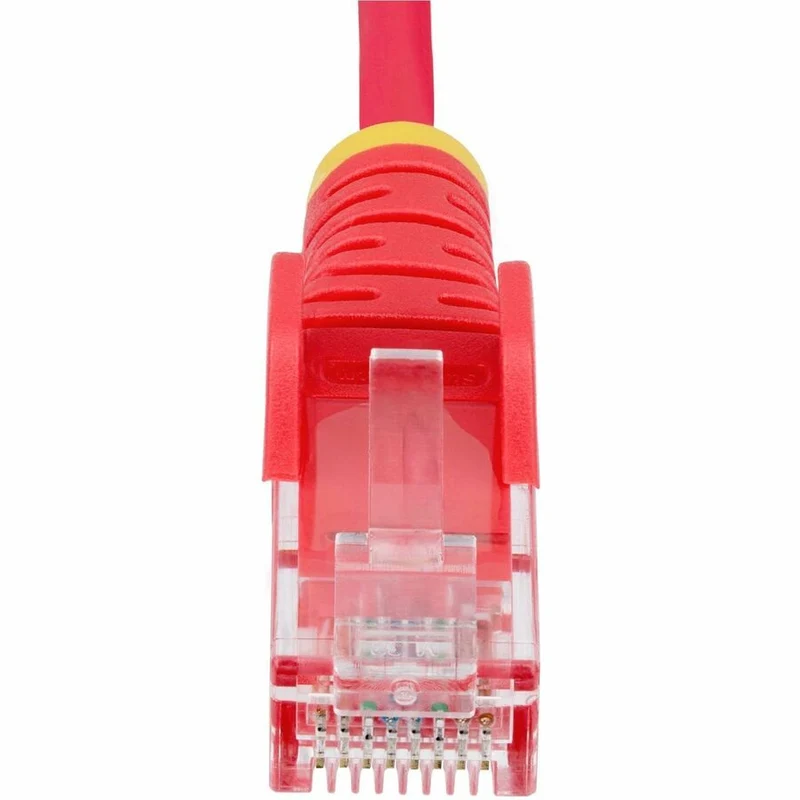 StarTech.com Câble Ethernet CAT50 fin rouge de 6 m, RJ45 fin sans accroc, UTP, LSZH, cuivre nu 28 AWG, cordon de raccordement réseau fin, testé Fluke N6PAT50RDS