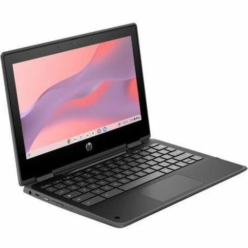Chromebook convertible 360 en 5 HP Fortis x11.6 G2 1" à écran tactile - HD - Intel N-Series N100 - 8 Go - Mémoire flash 64 Go - Clavier bilingue - Jack Black 9R3T1UT#ABL
