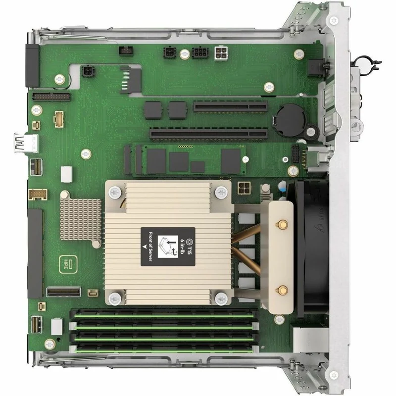 Serveur HPE ProLiant MicroServer Gen11 Ultra Micro Tower - 1 x Intel Pentium Gold G7400 3.70 GHz - 16 Go RAM - 1 To HDD - Contrôleur Serial ATA/600 P74439-005